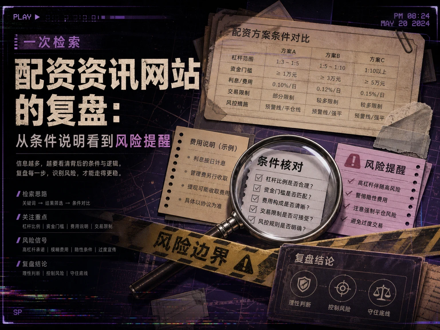 一次检索配资资讯网站的复盘：从条件说明看到风险提醒 插图