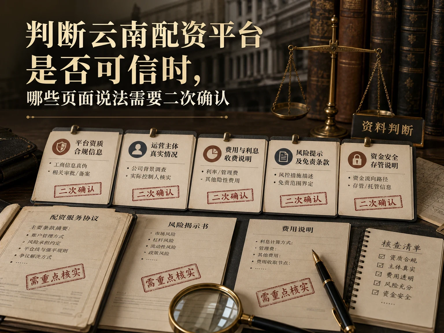 判断云南配资平台是否可信时,哪些页面说法需要二次确认 插图