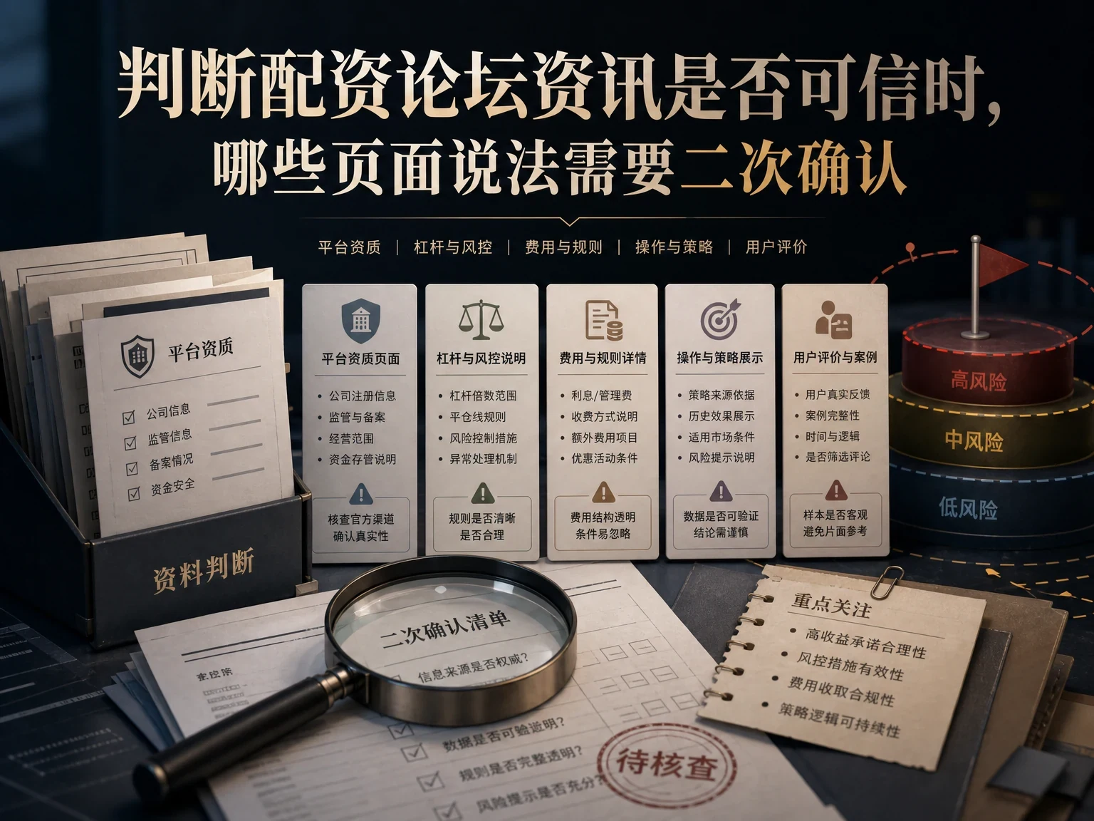 判断配资论坛资讯是否可信时，哪些页面说法需要二次确认 插图