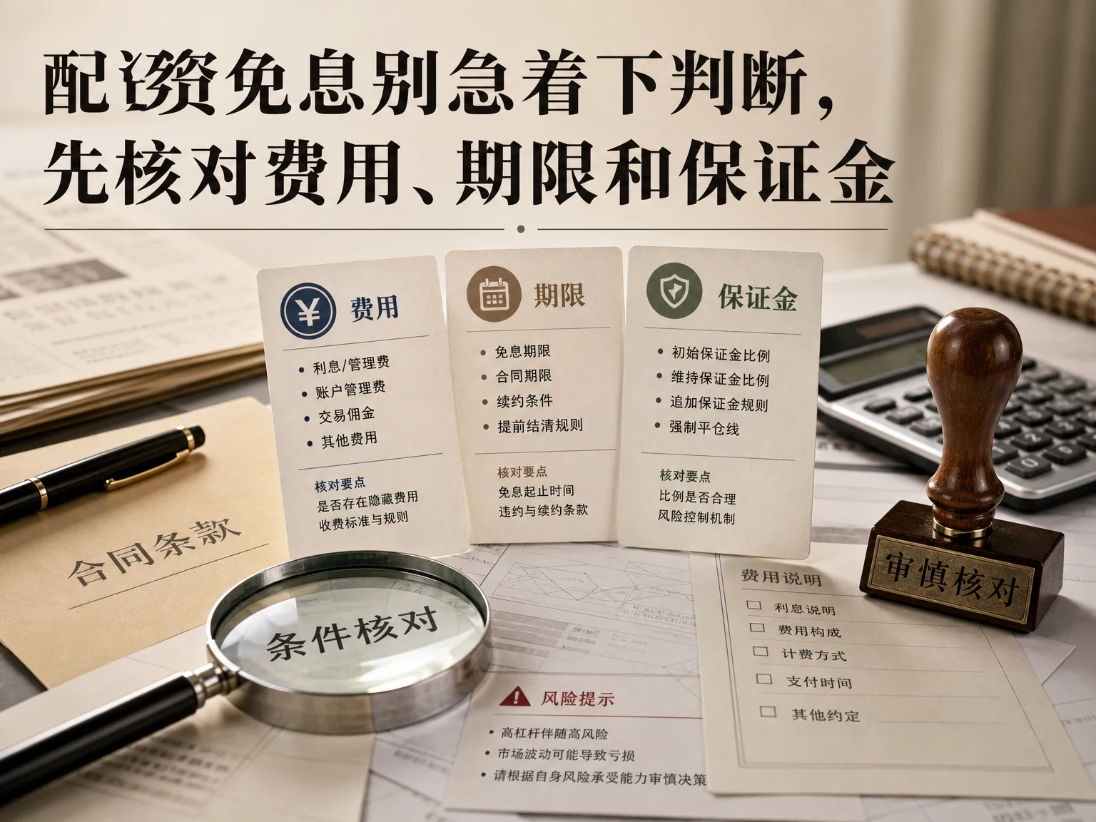 配资免息别急着下判断,先核对费用、期限和保证金缩略图