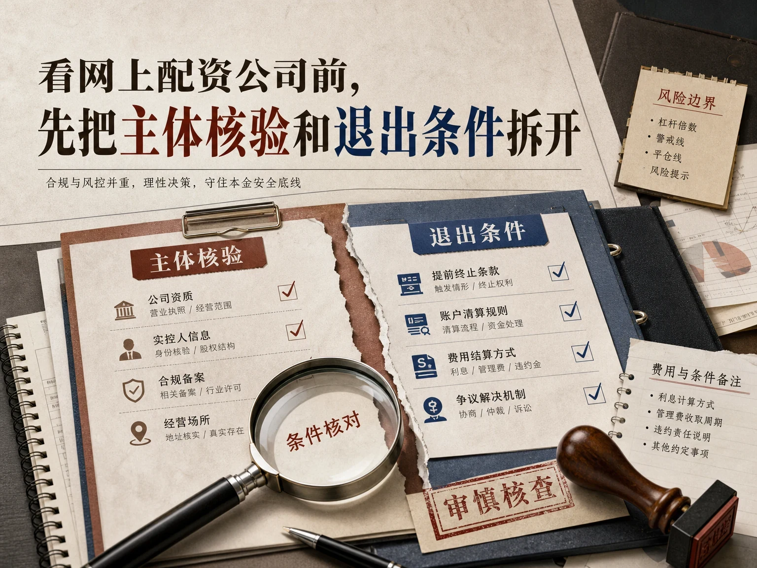 看网上配资公司前,先把主体核验和退出条件拆开 插图
