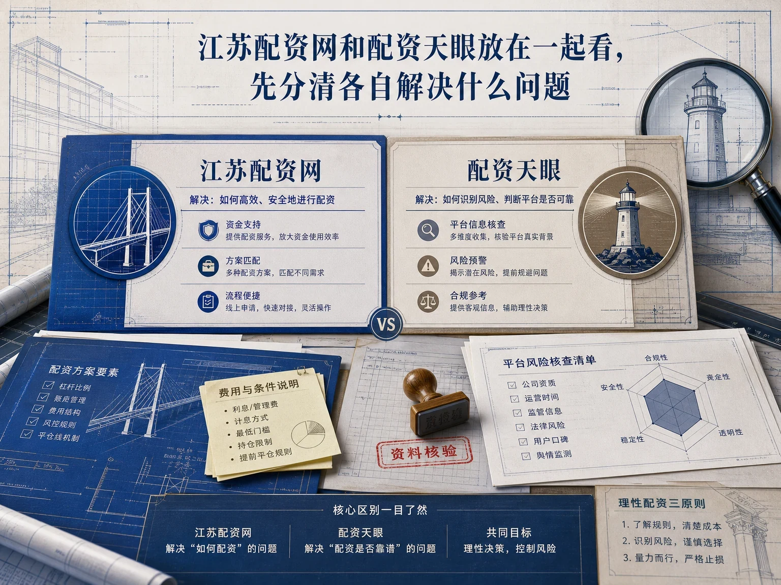 江苏配资网和配资天眼放在一起看，先分清各自解决什么问题 插图